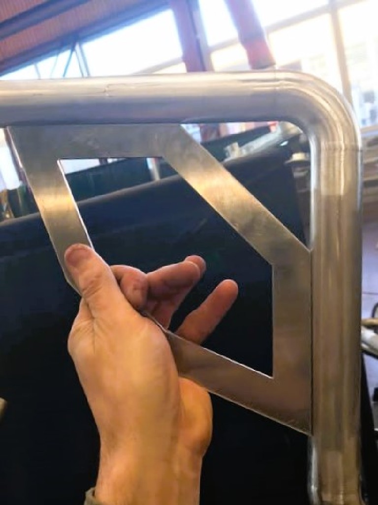 Contrôle sur tube inox DN32