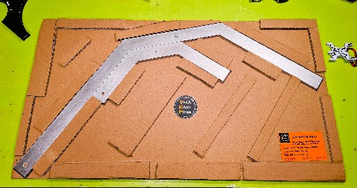 Pack paire d'équerre boomerang en aluminium ép 4mm